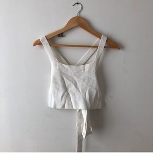 Knit Wrap-Around Top from Aritzia